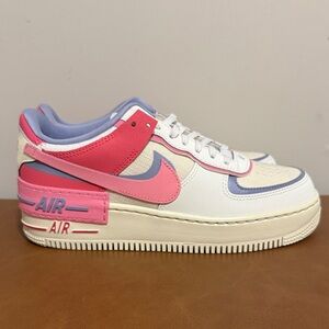 NWOT Pink and Purple Nike Air Force Ones